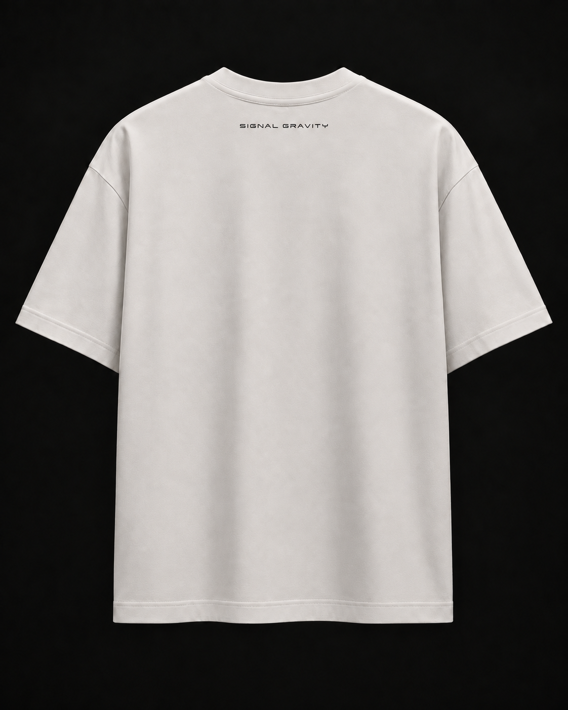 Signal Gravity Hero Tee - Off White, back view