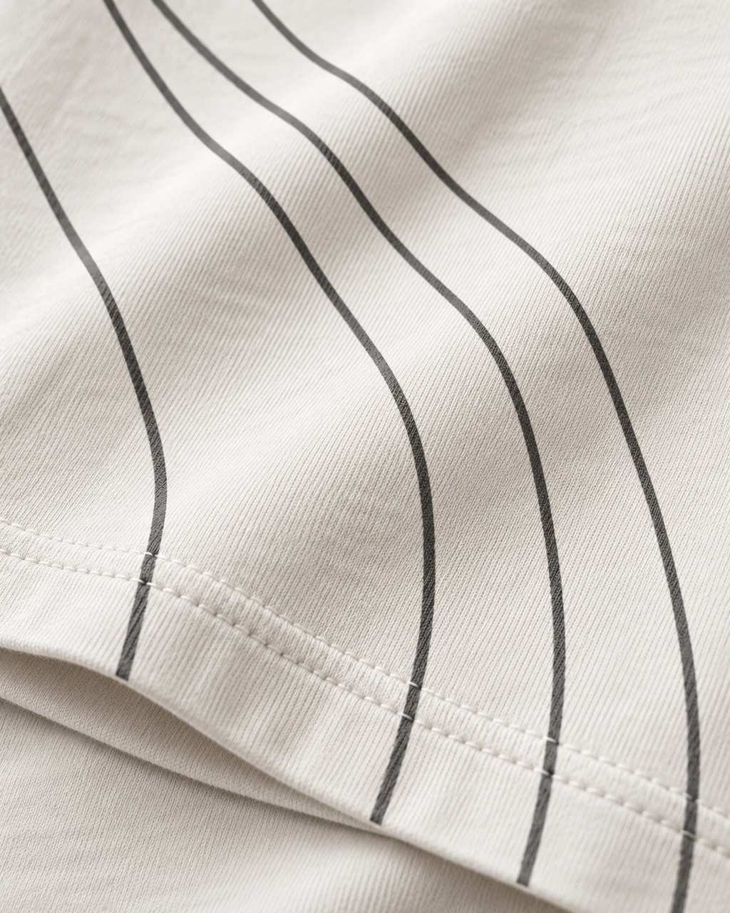 Field Tee V2 - Off-White - fabric detail concept mockup