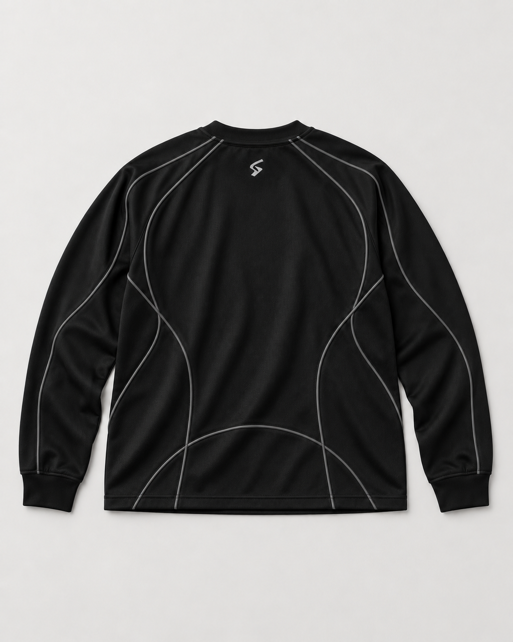 Field Jersey - Black/Obsidian - back design mockup