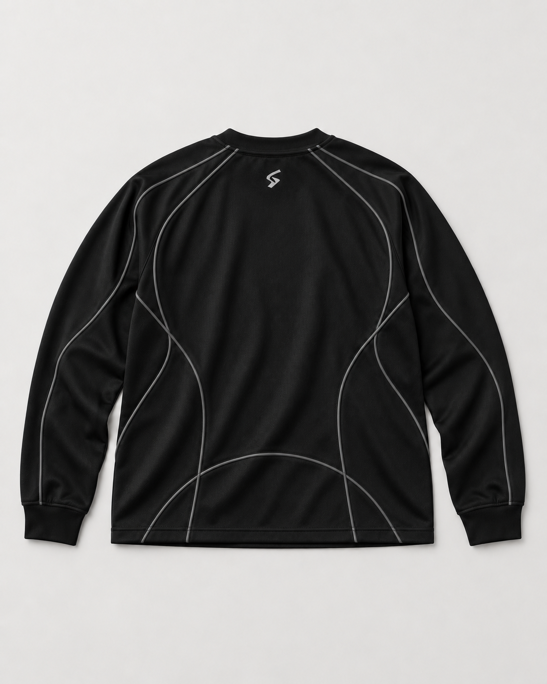 Field Jersey - Black/Obsidian - back design mockup